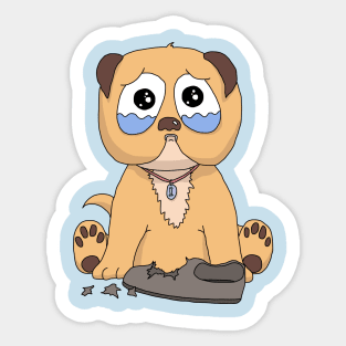 Sad Puppy Sticker